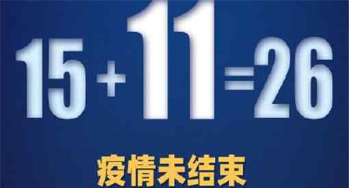 31省区市新增确诊病例26例 具体情况怎么样