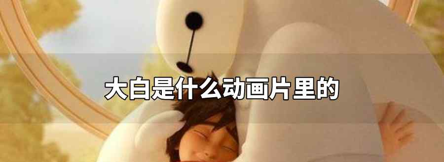 大白是什么动画片里的