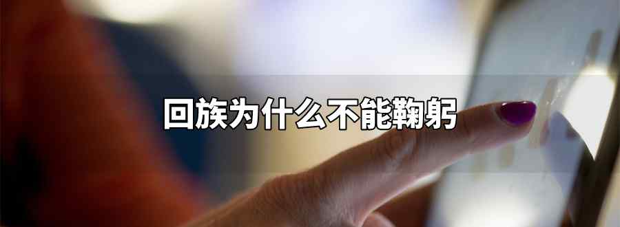 回族为什么不能鞠躬