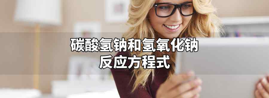 碳酸氢钠和氢氧化钠反应方程式