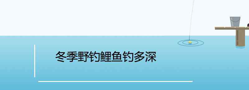 冬季野钓鲤鱼钓多深好