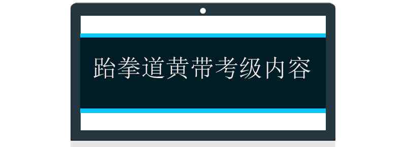 跆拳道黄带考级内容