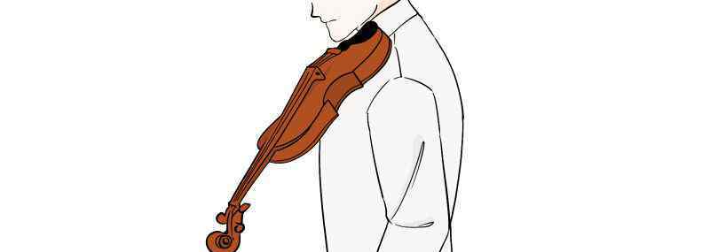 小提琴怎么画