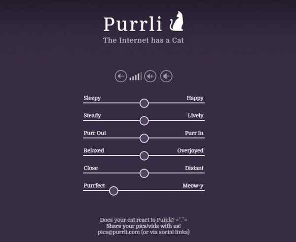 purr Purrli.com网站让你创建独特的猫咪咕噜声