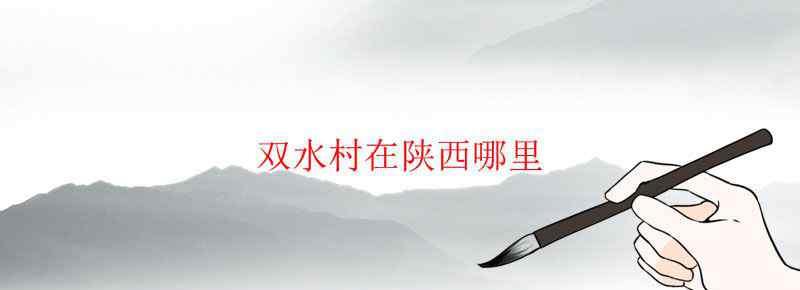 双水村在陕西哪里