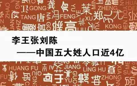 第六次人口普查 第六次全国人口普查：公布人口最多的前300名姓氏