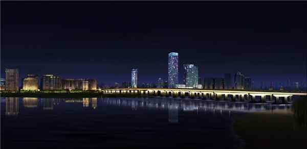 哈尔滨公路大桥 哈尔滨公路大桥松浦大桥夜景亮化升级