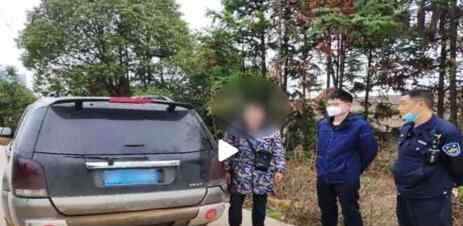 湖南长沙交警巡逻时发现越野车内异常 打开车门后吓坏众人