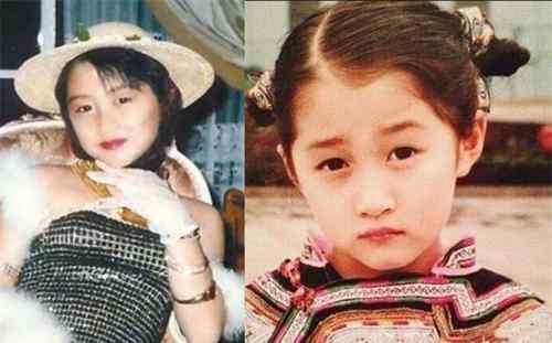谢霆锋童年女装照撞脸关晓彤
