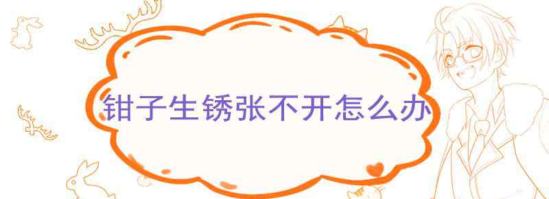 钳子生锈张不开怎么办