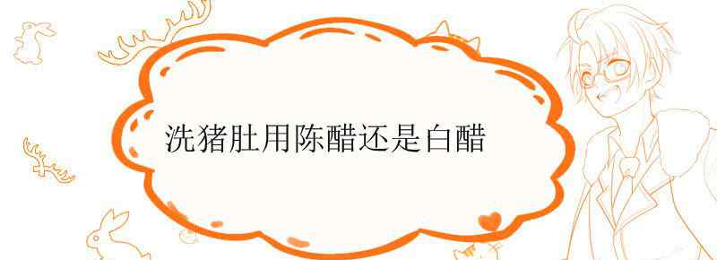 洗猪肚用陈醋还是白醋