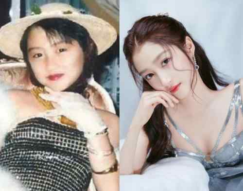 谢霆锋童年女装照撞脸关晓彤