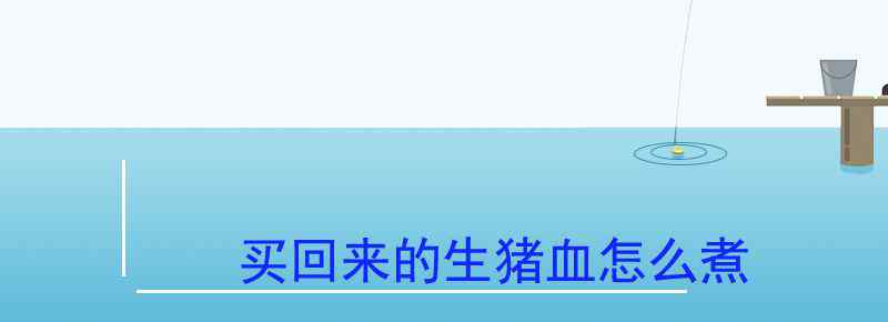 买回来的生猪血怎么煮