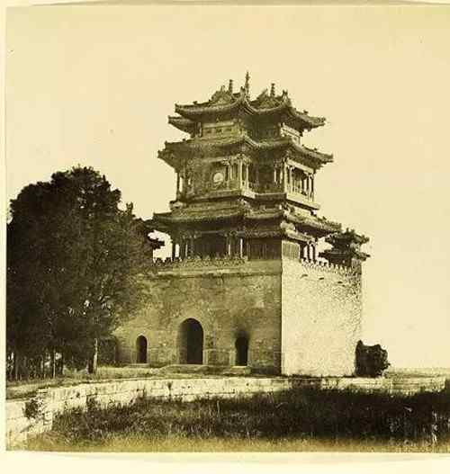 英国公布圆明园被烧毁前的照片 圆明园被毁前的样子图片