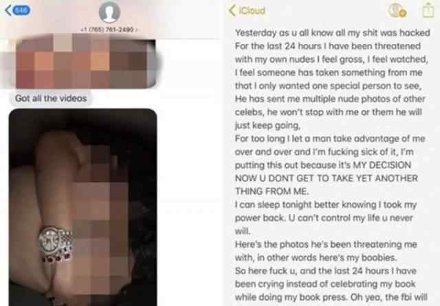 Bella Thorne账户被黑客攻击：女星被威胁发裸照:我自己发!