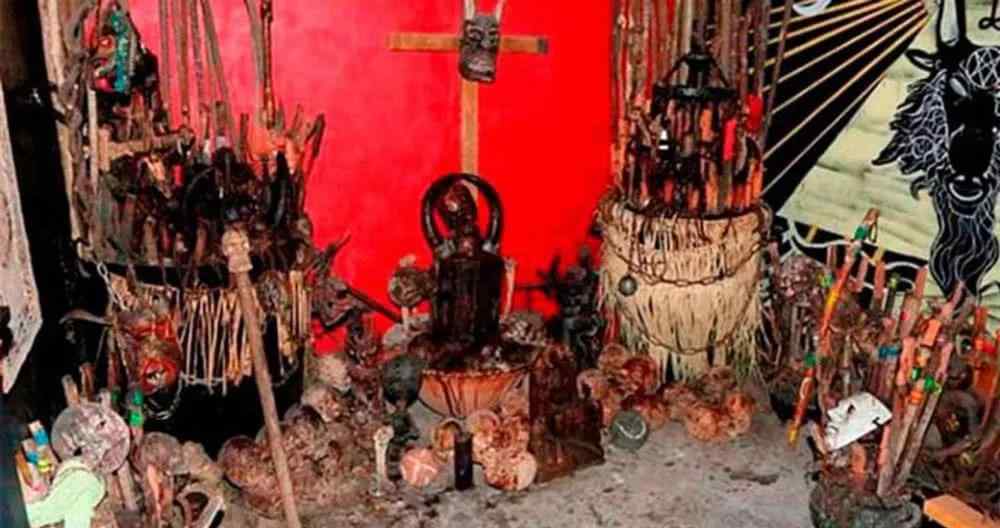 墨西哥毒贩祭坛藏有大量人类头骨 包括＂胎儿头骨＂