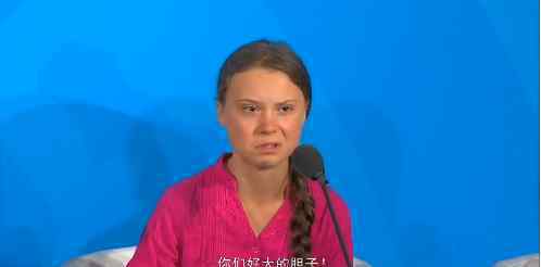 瑞典女孩怒斥各国代表 瑞典少女在联合国大会为环保发言