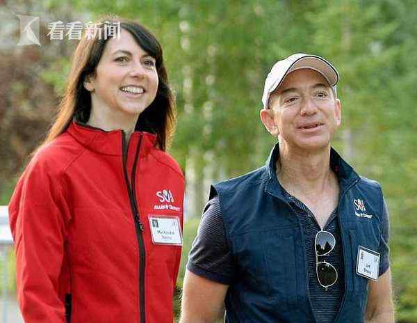 世界首富贝索斯前妻麦肯齐财产分割情况 350亿美元股票