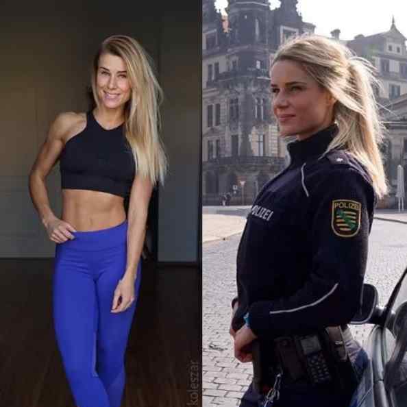 性感模特?其实她们是女警察