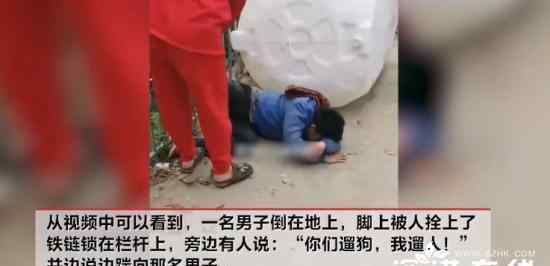 柳州男子偷狗被抓被拴铁链 事件详细经过！
