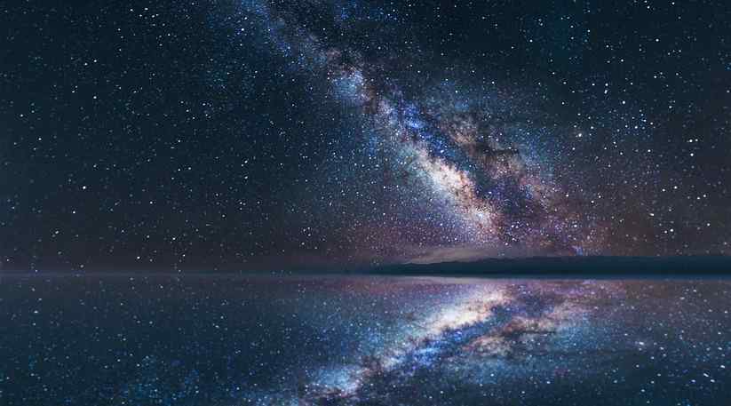 微信状态背景图星辰大海 蓝色星辰大海背景图 星辰大海背景图片