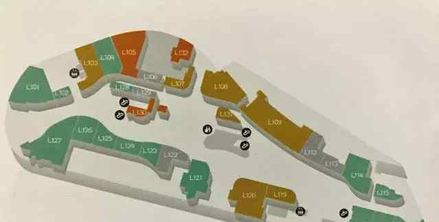商场平面图 从50张商场平面图，看购物中心的动线规划
