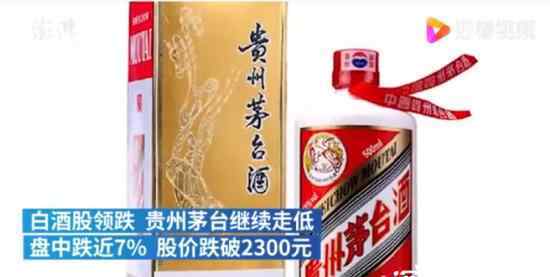 一线白酒股全线大跌 股市表现具体如何
