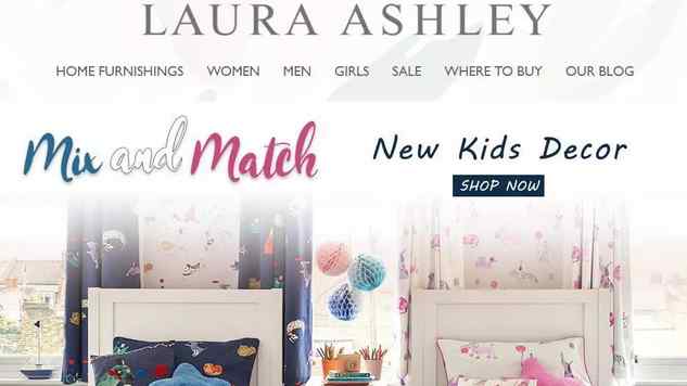 ashley家居 英国老牌时尚家居品牌Laura Ashley或被收购
