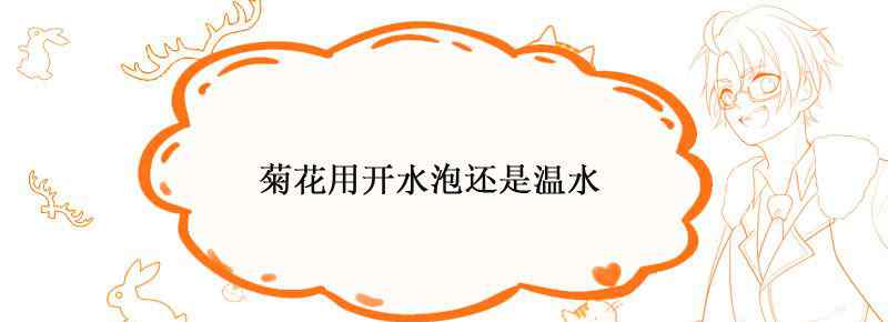 菊花用开水泡还是温水