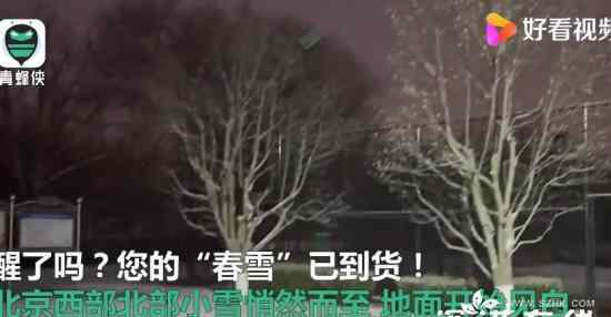 北京西部北部小雪悄然而至 究竟发生了什么?