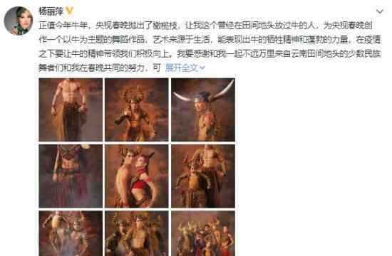 杨丽萍发文 央视节目被砍她都说了什么