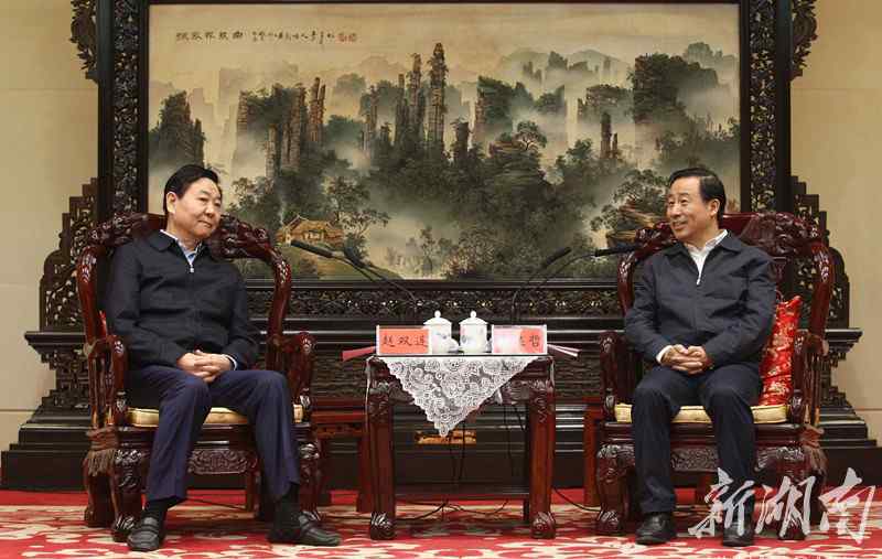 赵双连 许达哲会见中粮集团董事长赵双连一行