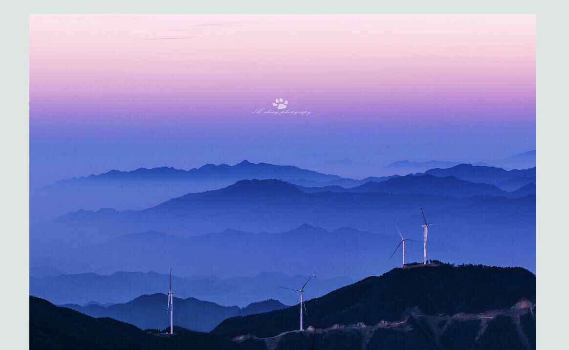 湖南龙山 龙山风电场