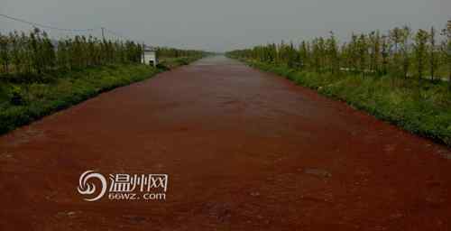 许成彪 瑞安一河道“生锈” 村民怀疑系农田化肥“作怪”