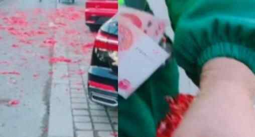 近日,江苏一男子喜提新车,在店门前放鞭炮庆祝满地碎屑,随后的事却让环卫阿姨笑得合不拢嘴