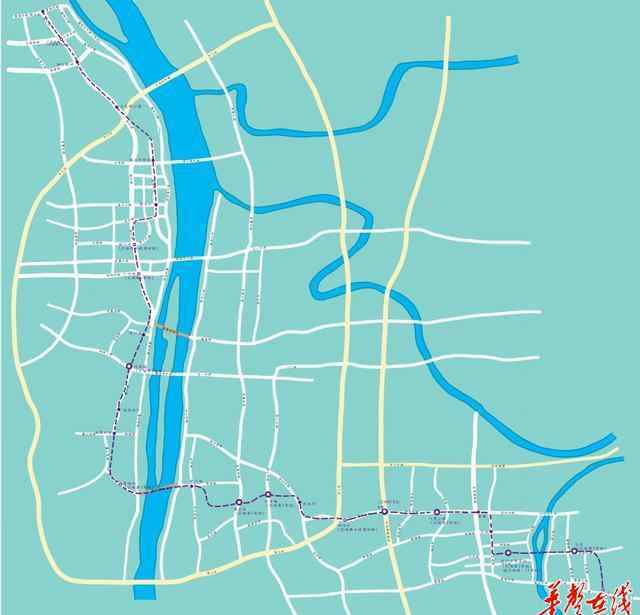 长沙地铁线路图 地铁+公交换乘指南