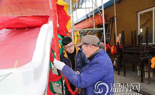 鳌江大龙 民间艺人赶制“鳌江大龙”  新春元宵节将“翱游”鳌江
