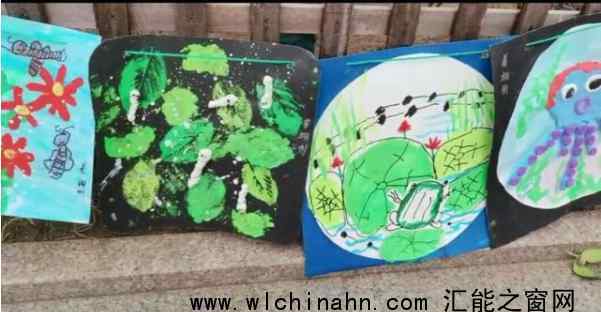 姥姥在自家院子为6岁外孙办画展 为什么会这样