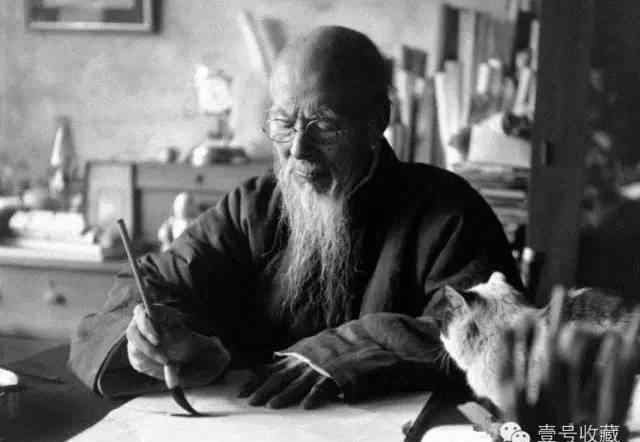 齐白石松柏高立图 齐白石送给大人物的作品，一只鹰价值4亿多！