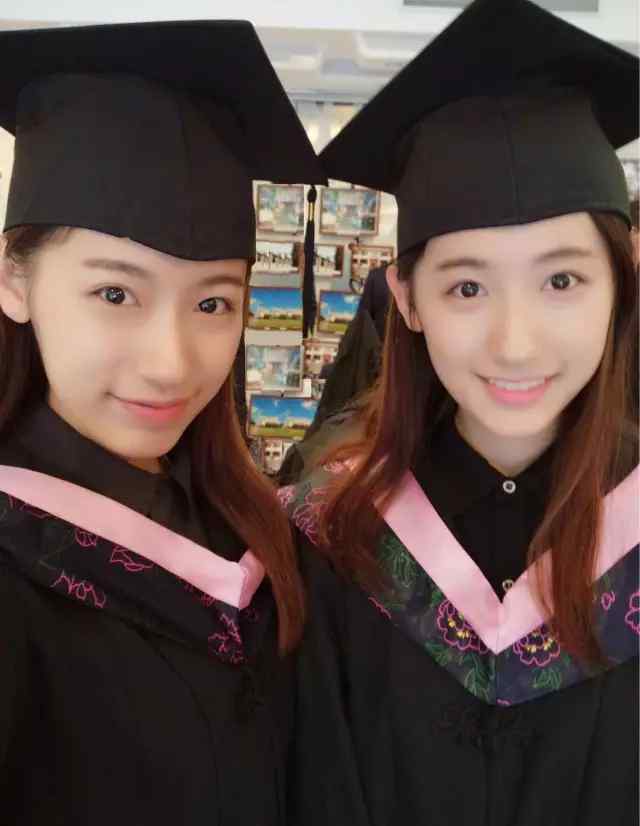 孙雨朦 看复旦、浙大双胞胎姐妹花，女神学霸两不误