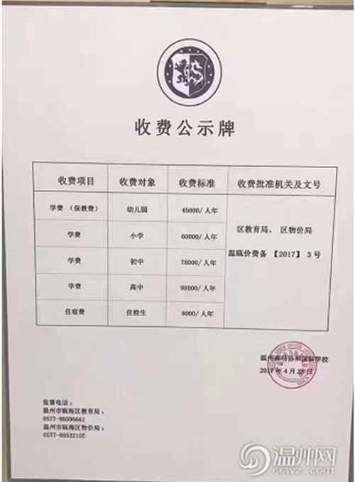 温州学校 温州民办学校学费排行榜出炉 小编只能帮你到这了文章配图
