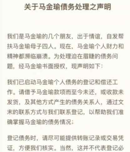 自述被家暴前女记者债务处理声明 事件详情始末介绍！