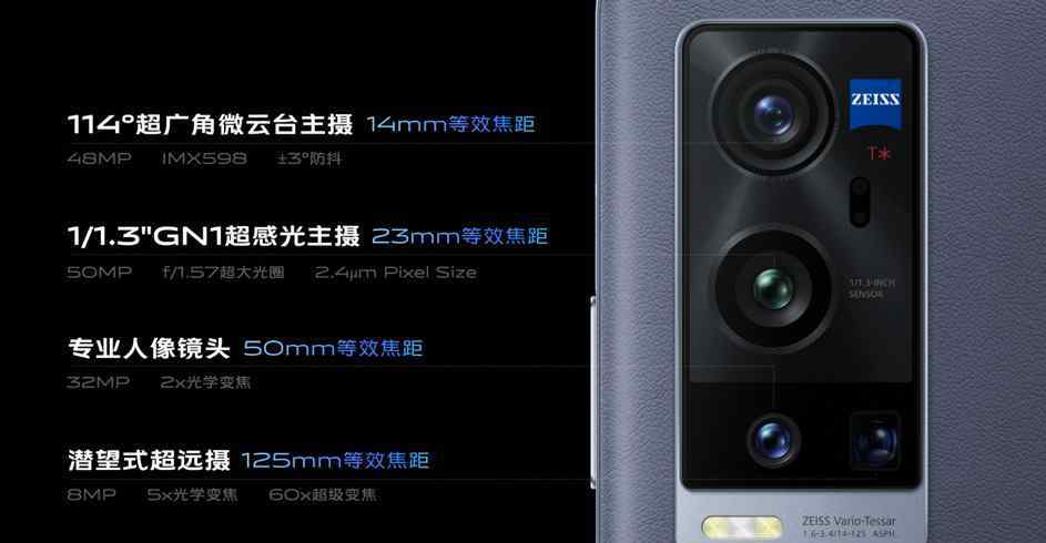5nm制程工艺 vivo超大杯X60 Pro+搭载骁龙888处理器