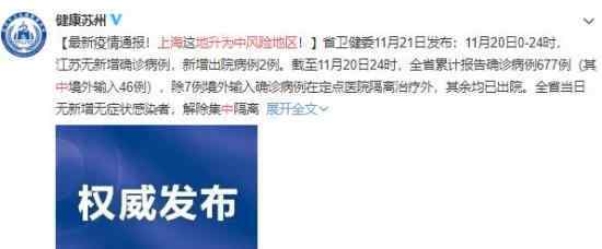 上海一地升为中风险地区 目前是什么情况？