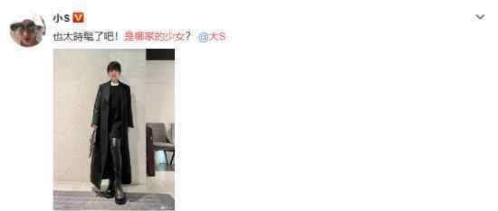 小S问大S是哪家的少女 具体怎么一回事