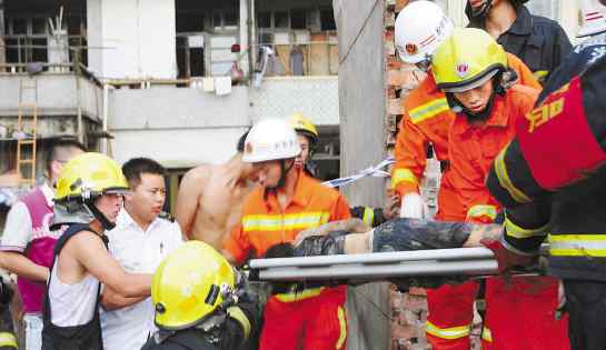 温州爆炸 温州爆炸事故现场：13死14伤 整栋房子被炸塌/图