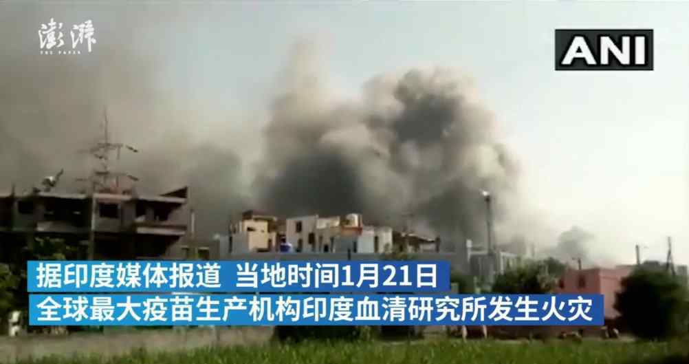全球最大疫苗生产机构发生火灾 目前现场情况如何？