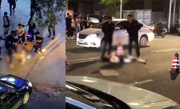 警方通报男子被围殴后遭轿车碾压 事件始末经过如何现场画面曝光
