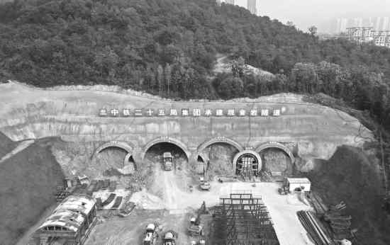 洞新高速 长沙银星路观音岩隧道主洞正式开挖 明年从这直接上长益北线高速