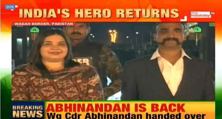 瓦噶 刚刚，巴基斯坦终于放人 印媒：印度的英雄回来了